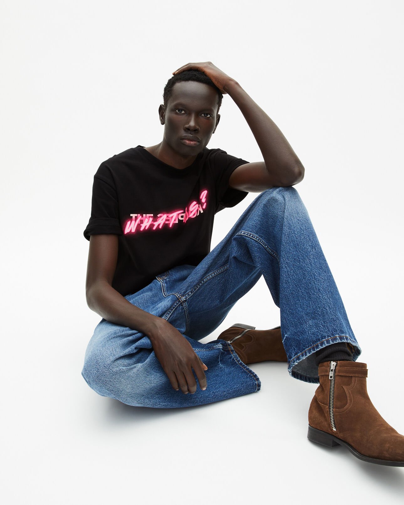 The Kooples HOMME BLACK t-shirt what is noir