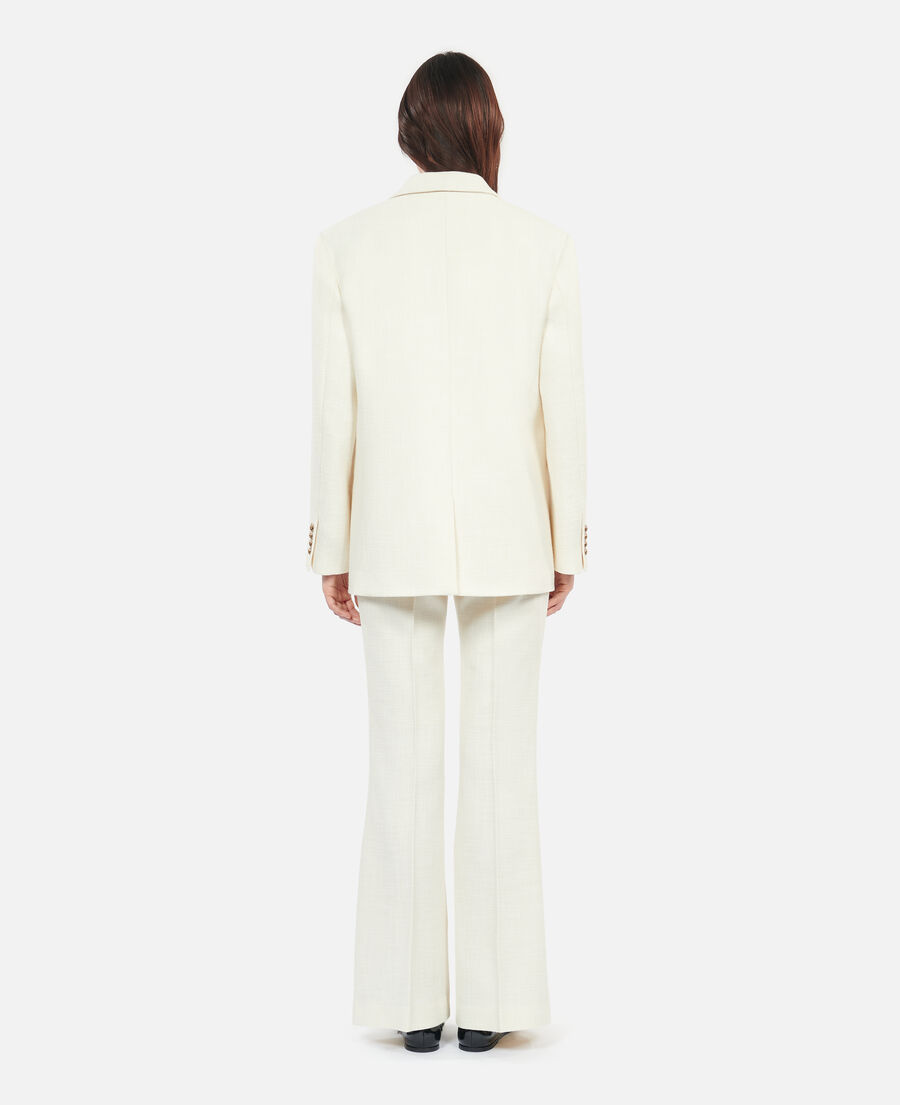 The Kooples F ECRU ecru suit jacket