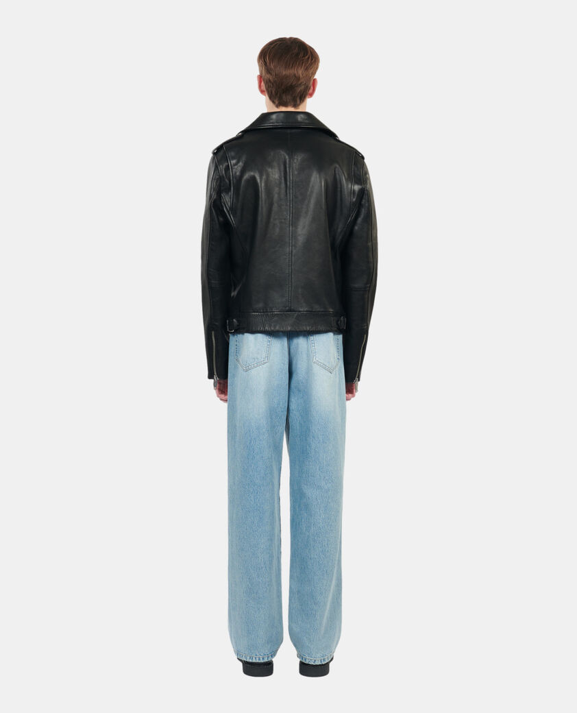 The Kooples HOMBRE BLACK chaqueta biker piel negra