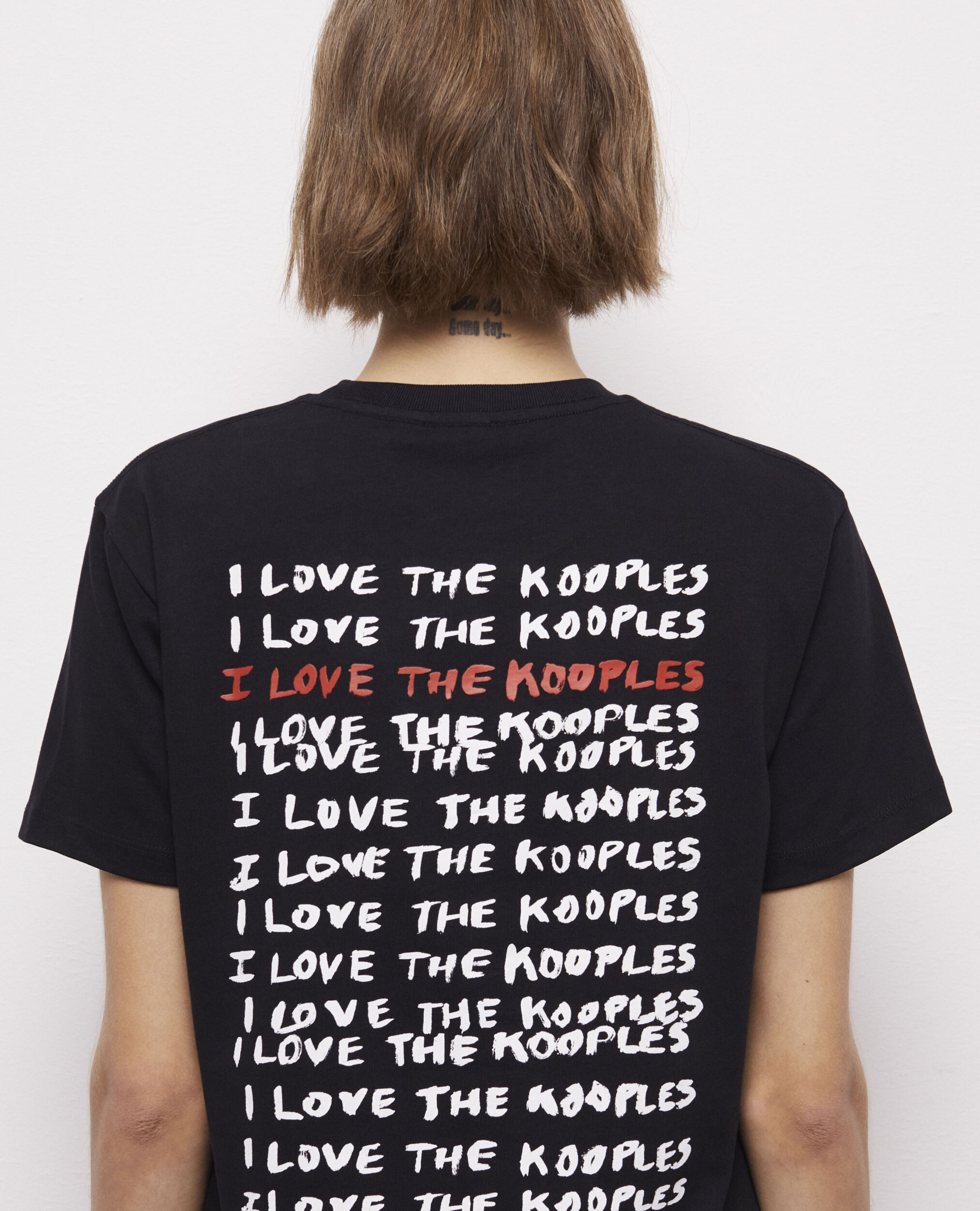 T-shirt I Love Kooples noir, BLACK, hi-res image number null