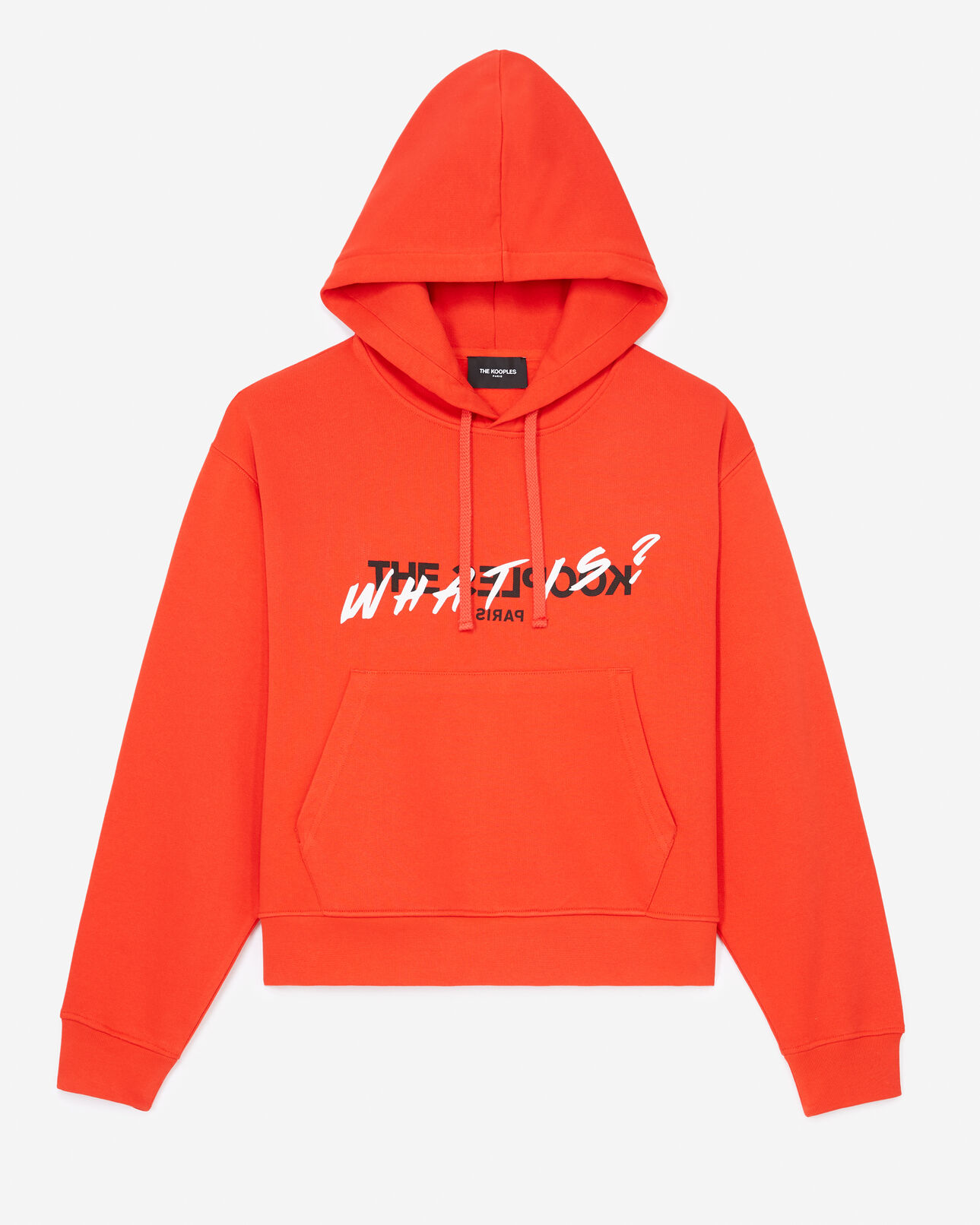 The Kooples FEMME RED sweat rouge sérigraphie what is