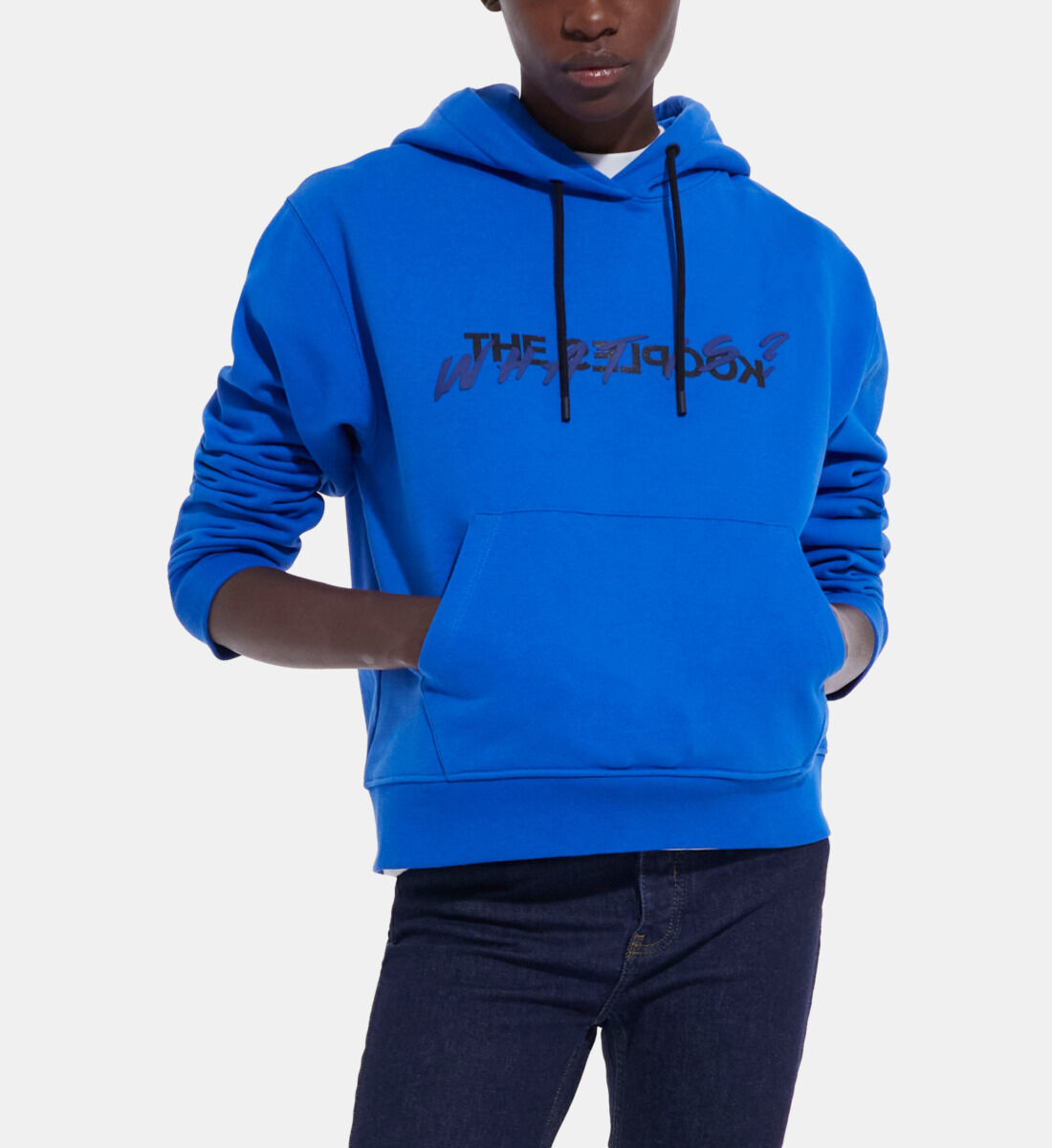 Blue clearance essential hoodie