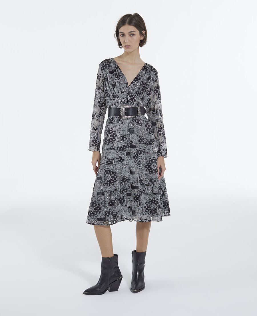 robe longue imprimé bandana
