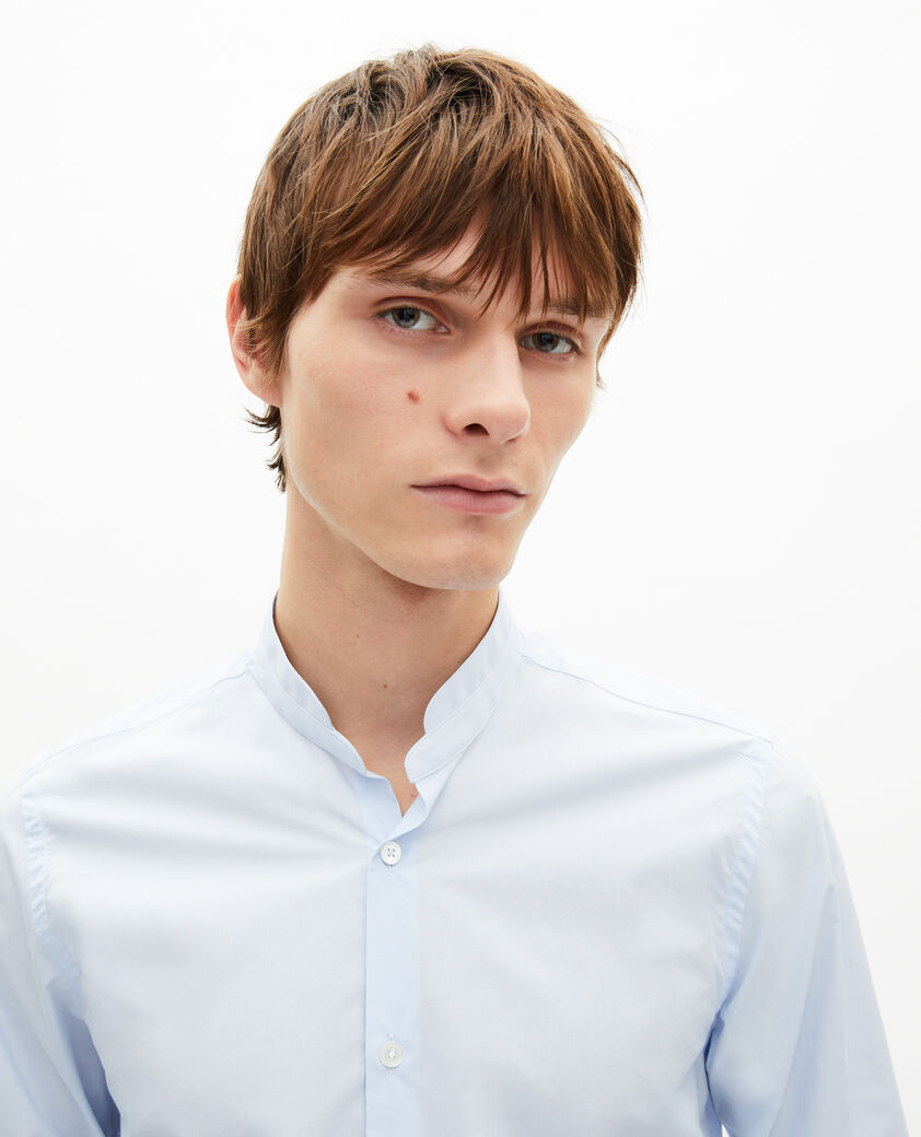 The Kooples H LIGHT BLUE blue shirt with officer collar