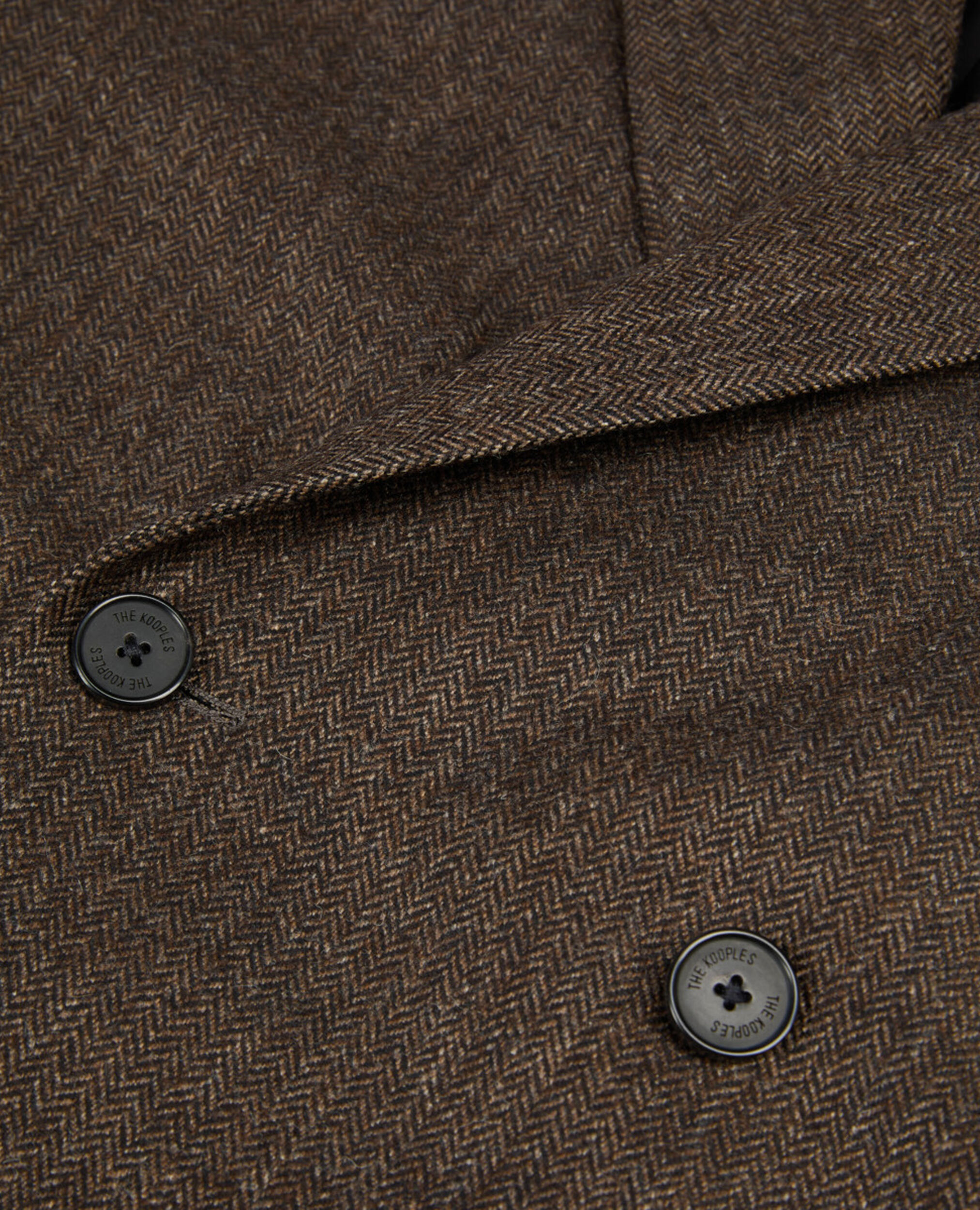 Veste de costume marron en laine, BROWN, hi-res image number null