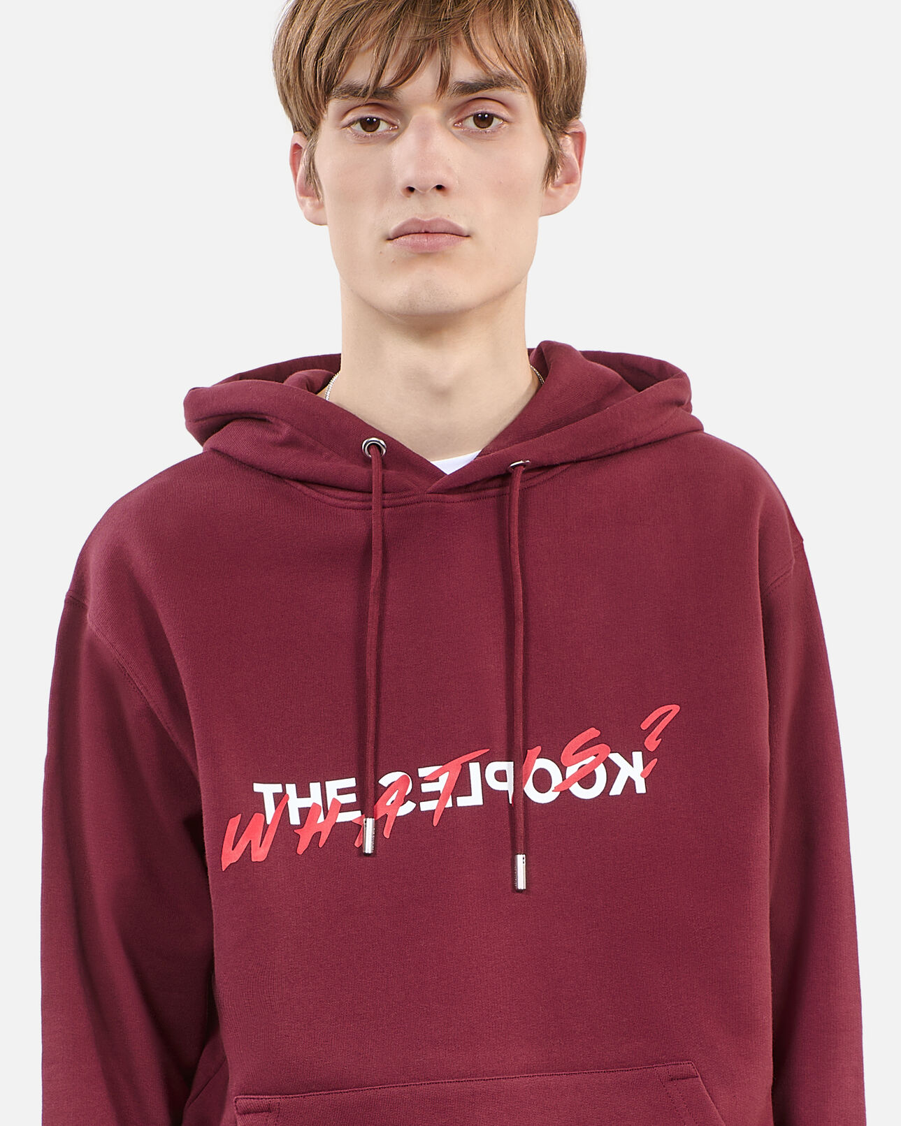 The Kooples MEN BURGUNDY burgundy what is hoodie
