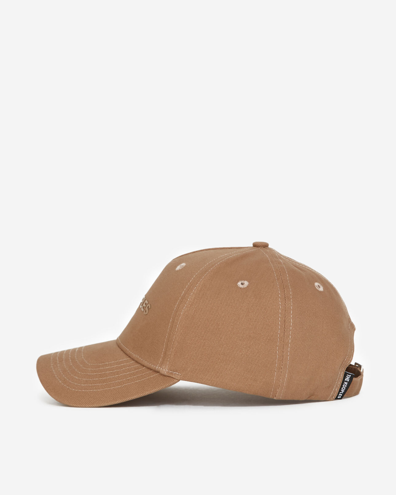 The Kooples MIXED BEIGE beige cotton logo cap