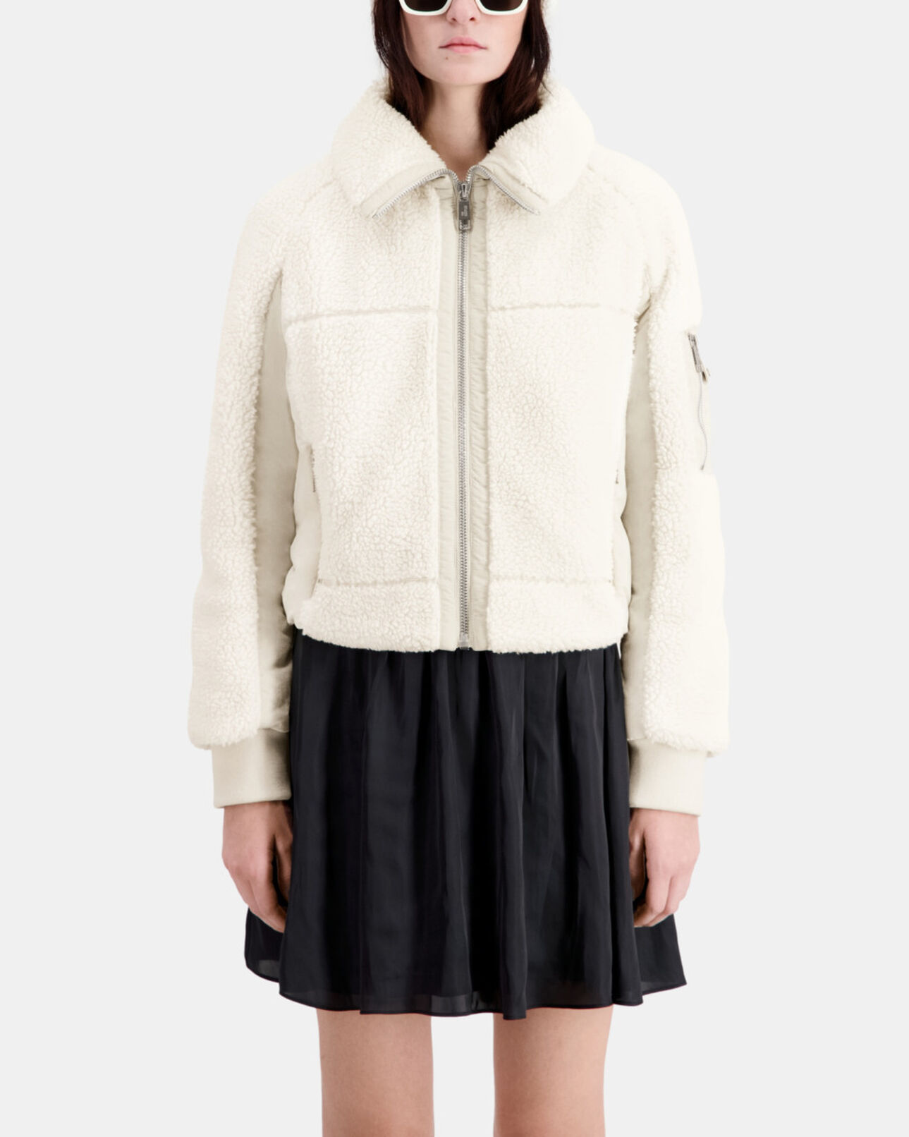 The Kooples FEMME ECRU blouson écru