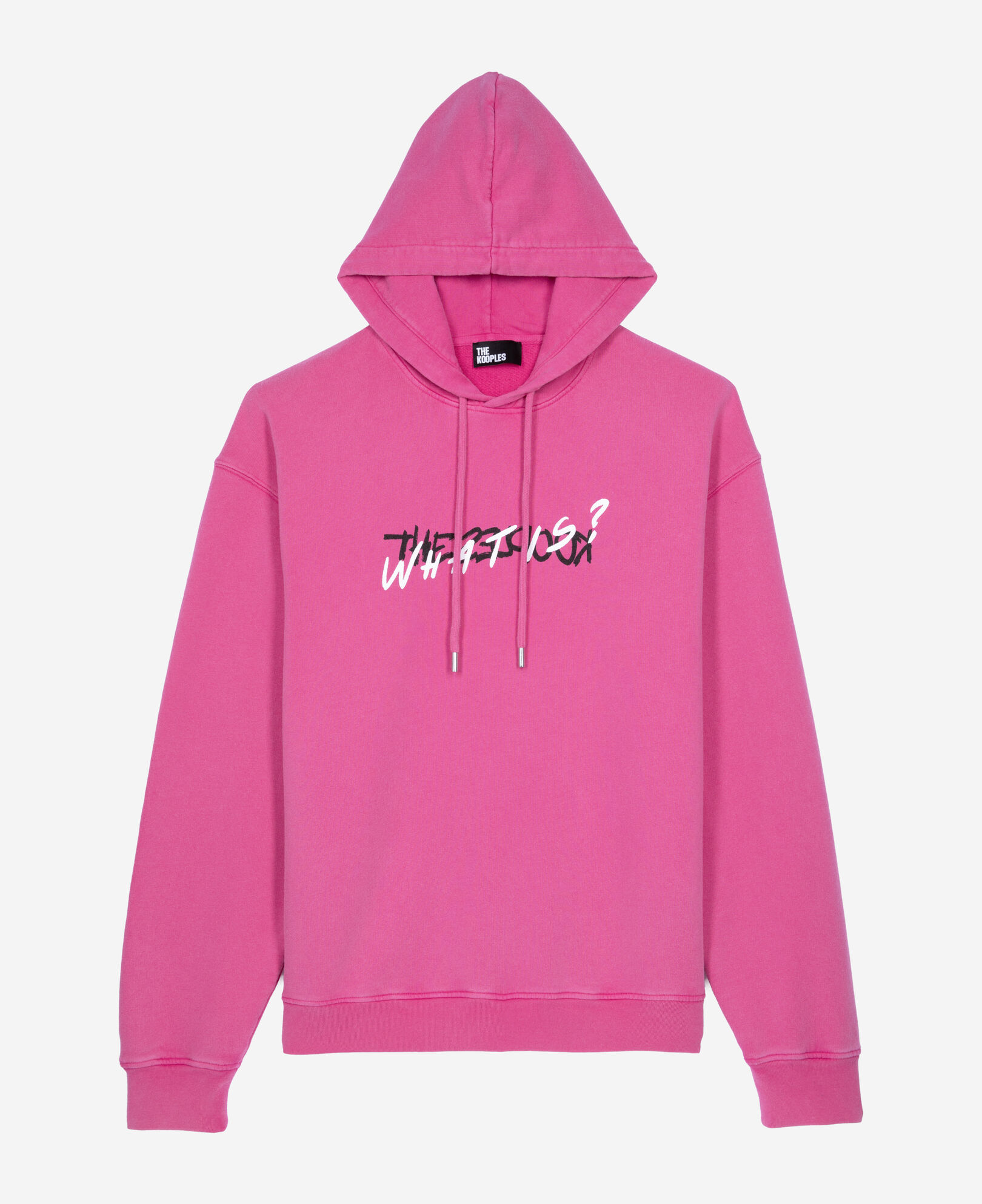 The Kooples HOMBRE FUSHIA sudadera capucha what is rosa