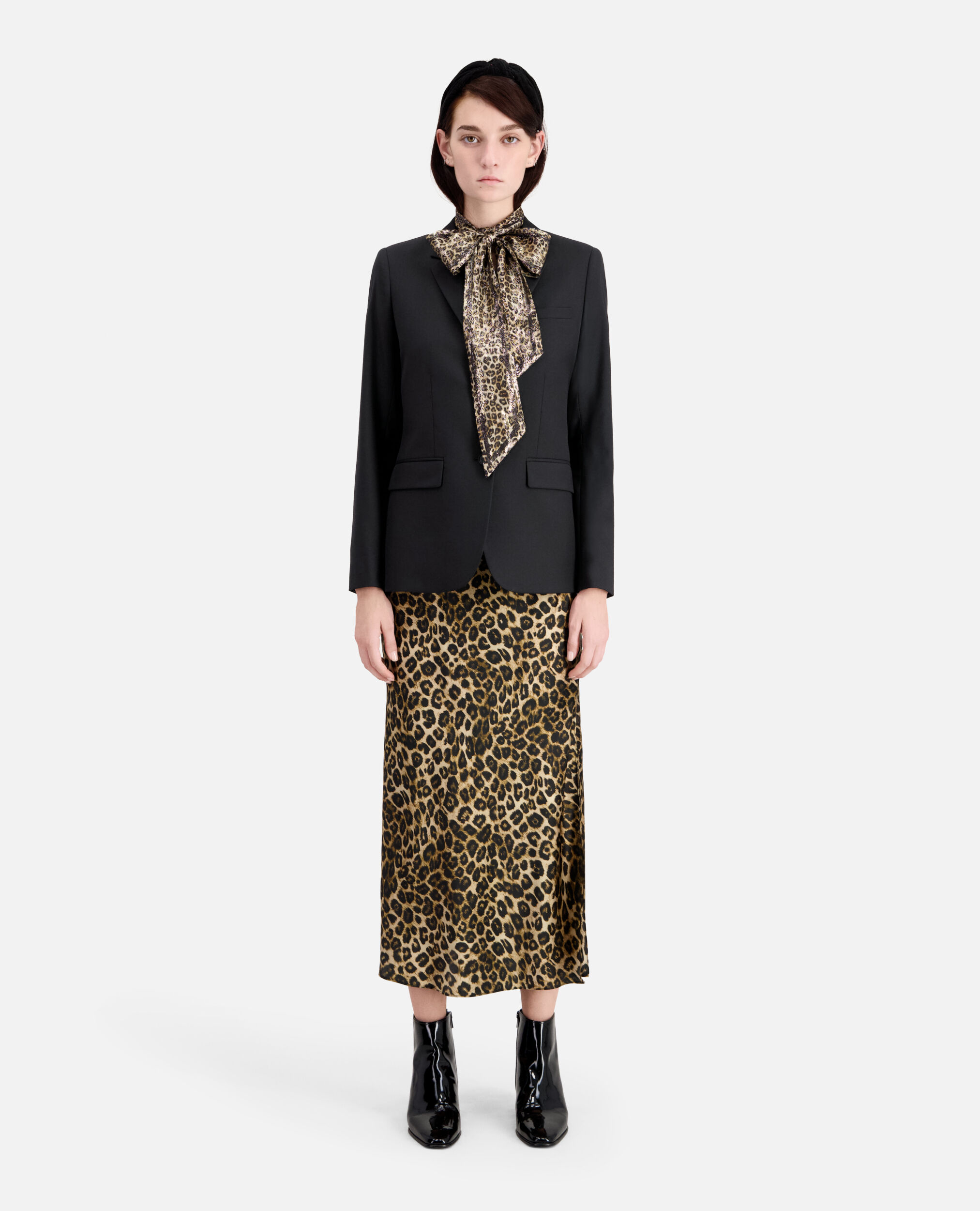 Black wool suit jacket The Kooples