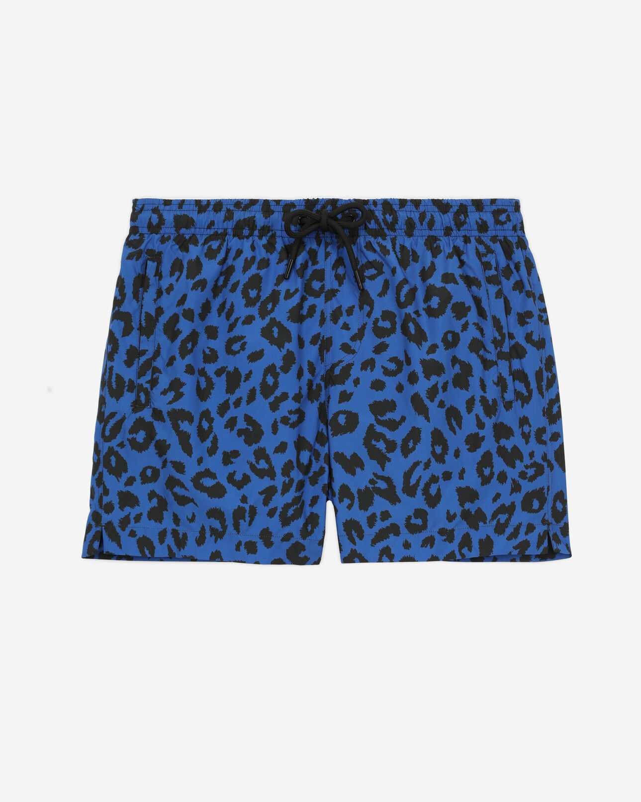 The Kooples MEN BLUE ELECTRIC blue leopard print swimsuit