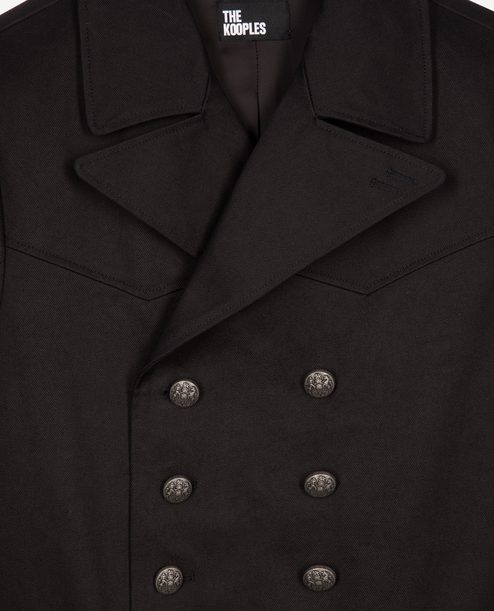 Grey cotton coat, DARK GREY, hi-res image number null