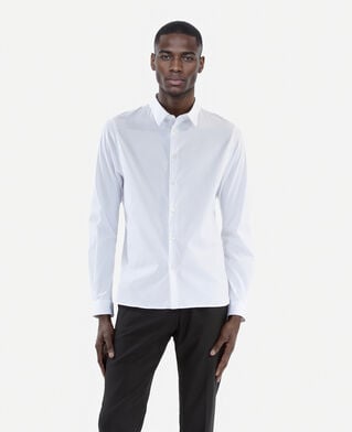 The Kooples MEN WHITE formal white poplin shirt