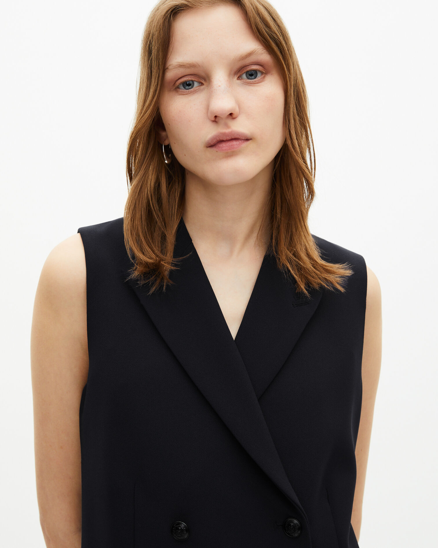 Short navy suit dress, NAVY, hi-res image number null