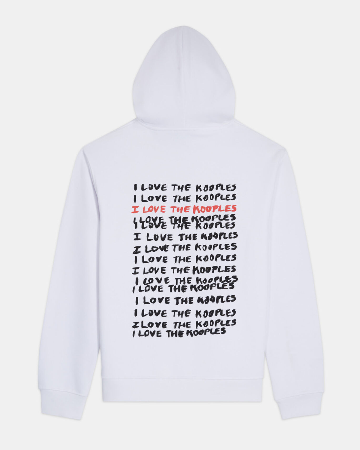 I Love Kooples white sweatshirt, WHITE, hi-res image number null