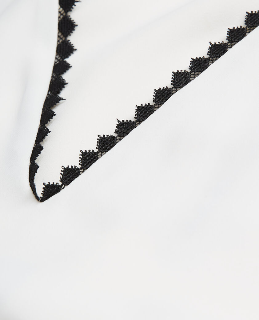 The Kooples FEMME ECRU top &eacute;cru