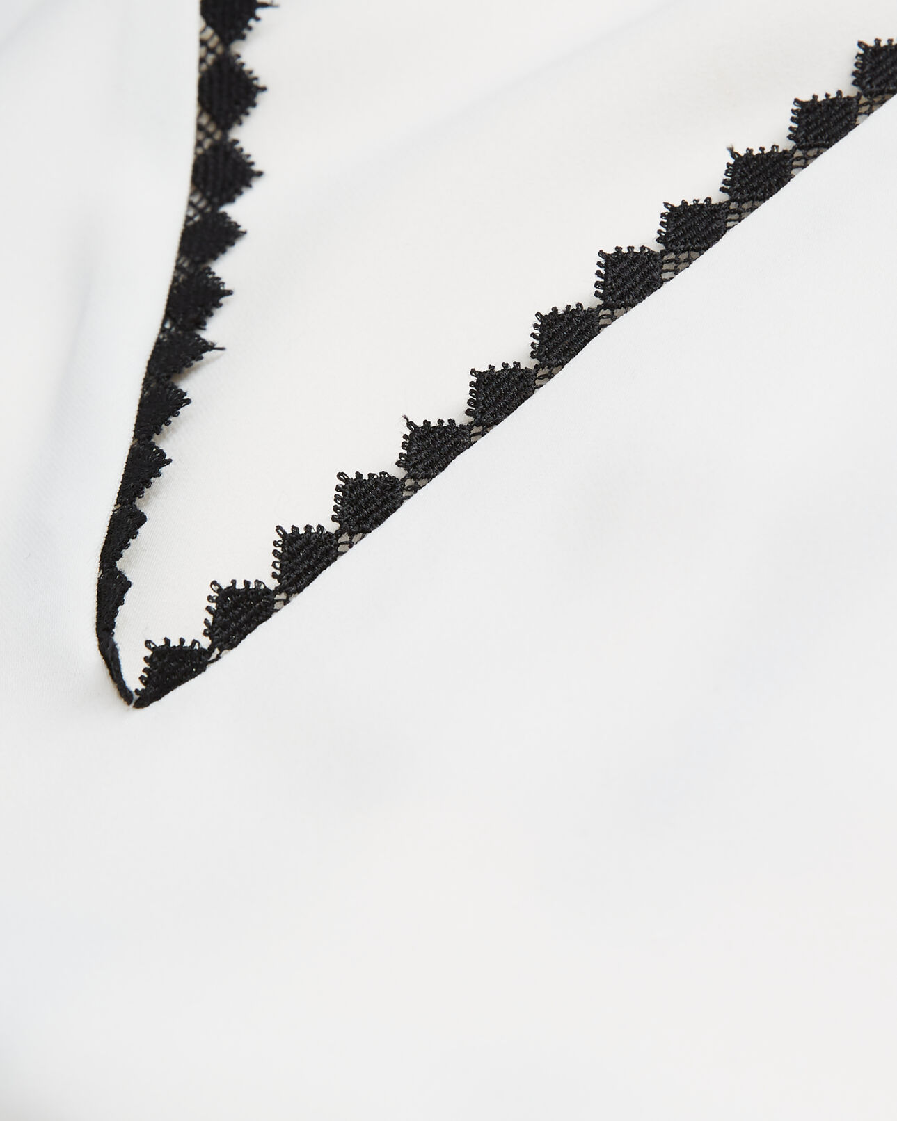 The Kooples WOMEN ECRU ecru top