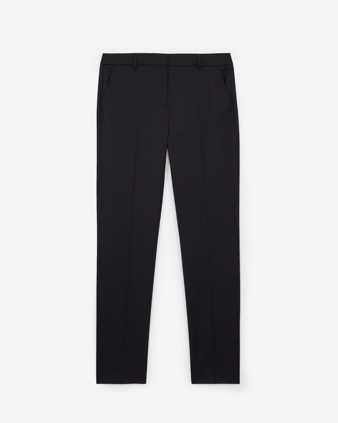 The Kooples FEMME DARK NAVY pantalon tailleur bleu marine laine