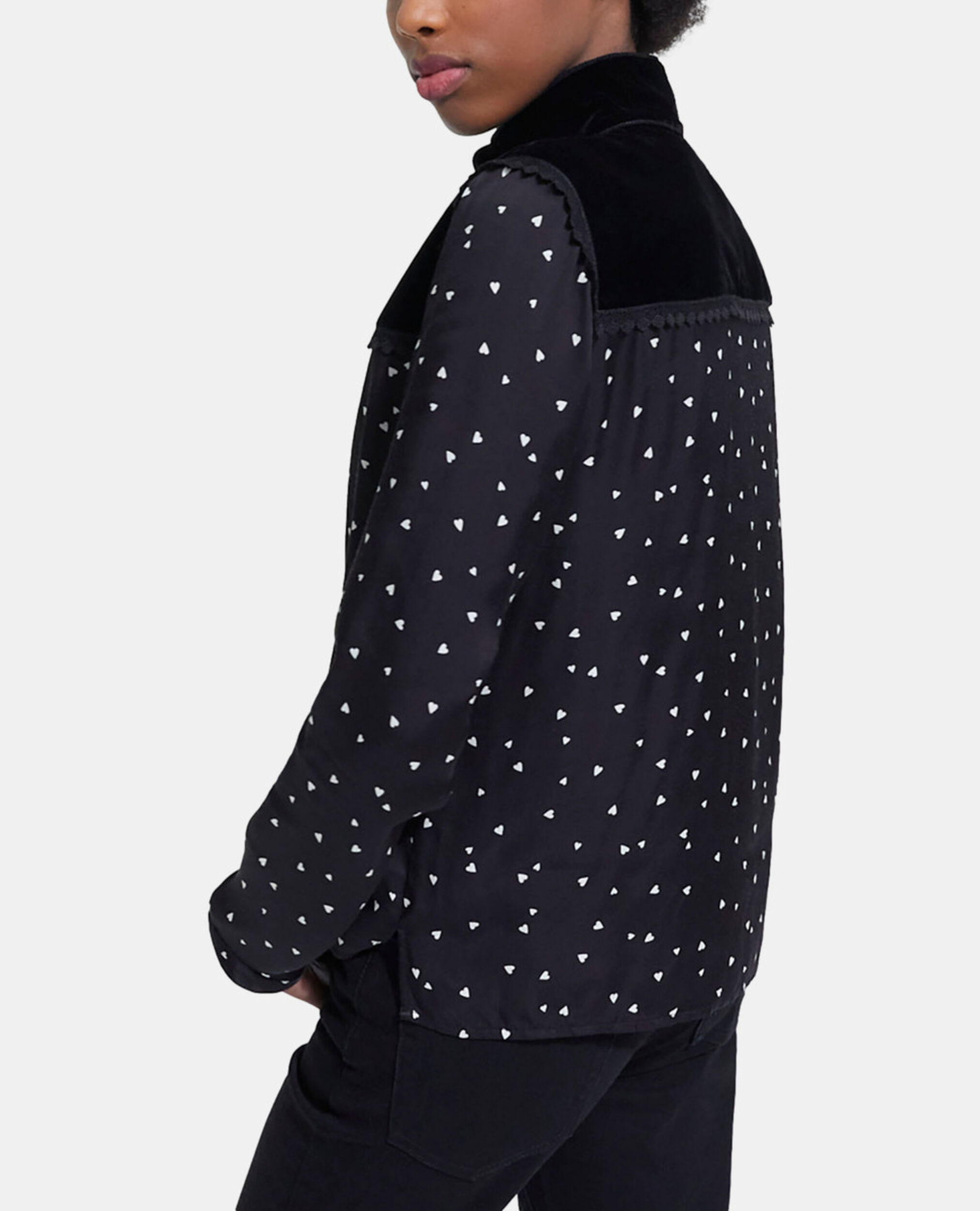 Hemd mit Print, BLACK, hi-res image number null