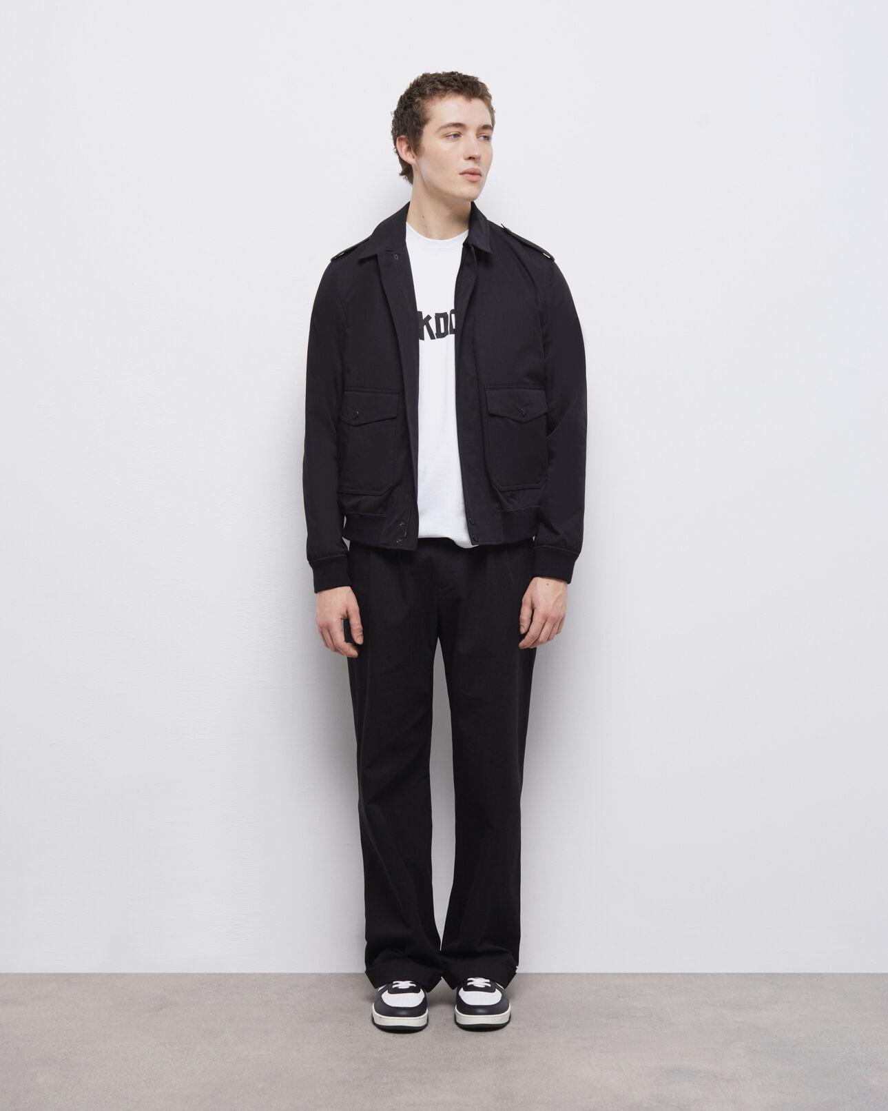 The Kooples HOMME BLACK blouson noir