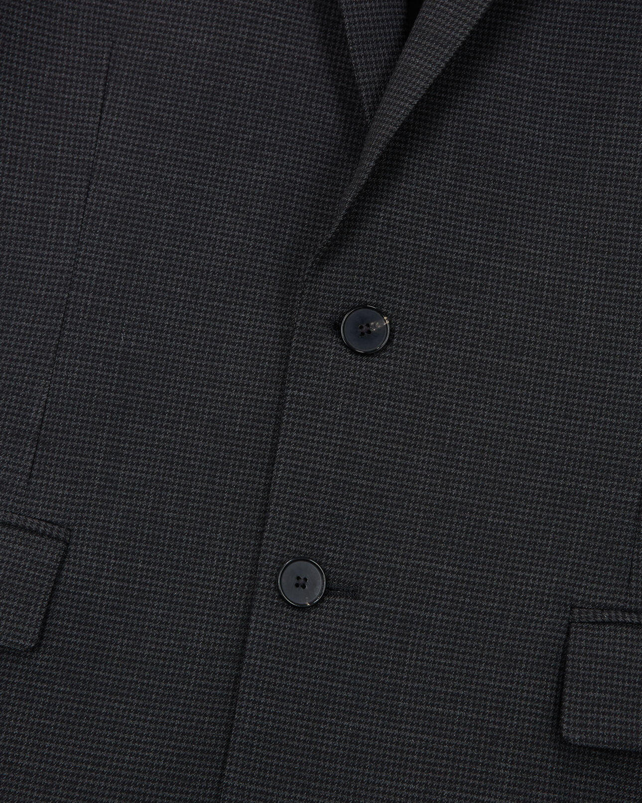 The Kooples MEN BLACK GREY wool suit jacket