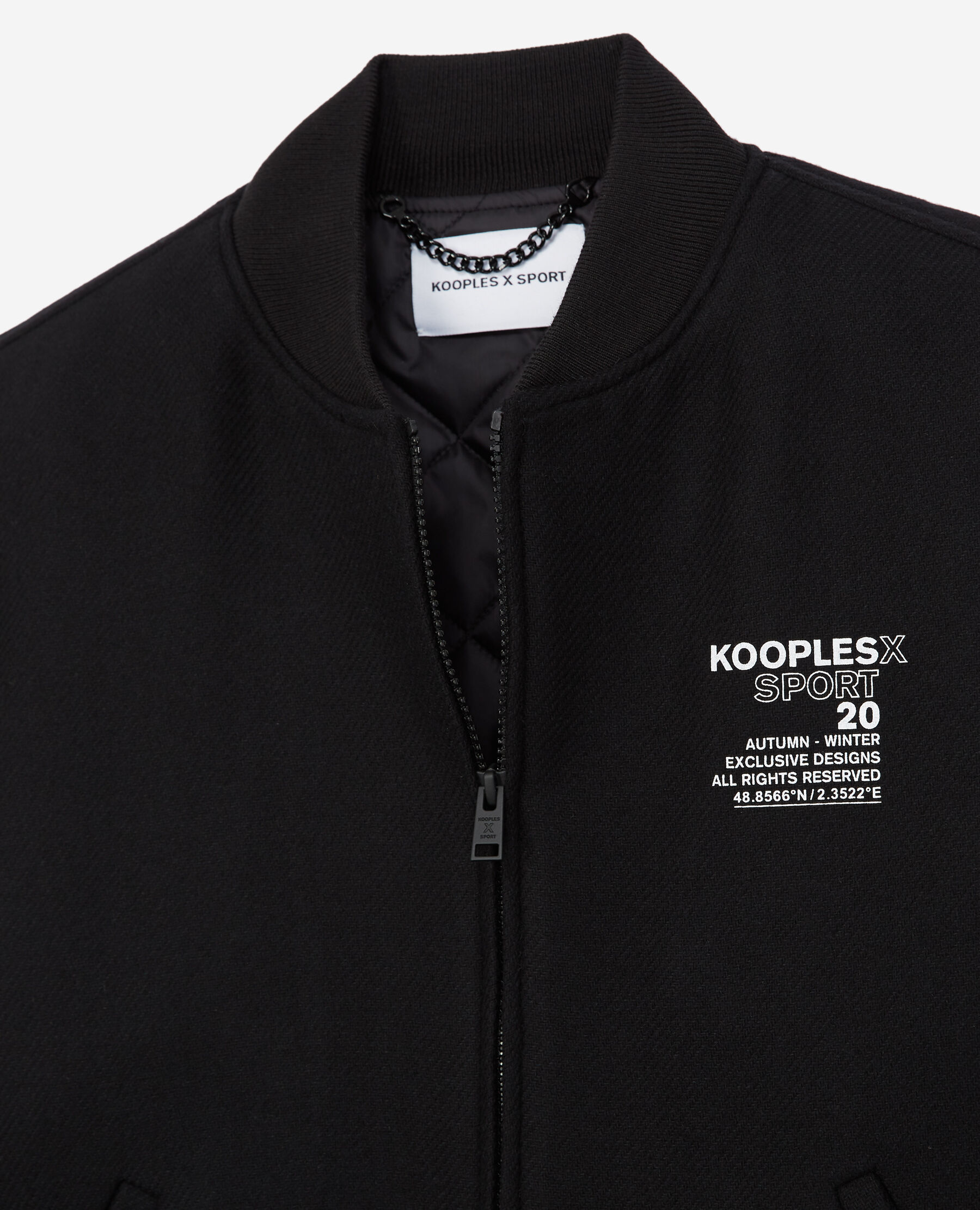The kooples cheap varsity jacket