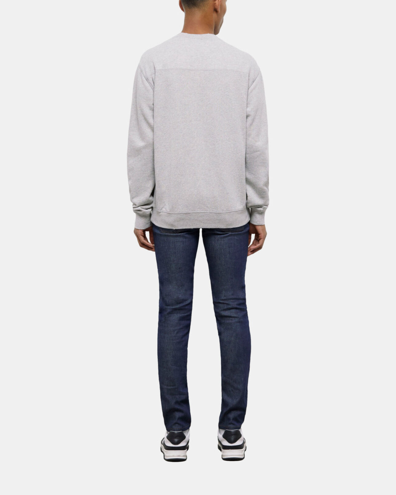 The Kooples HOMME GRIS CLAIR sweatshirt gris clair avec logo