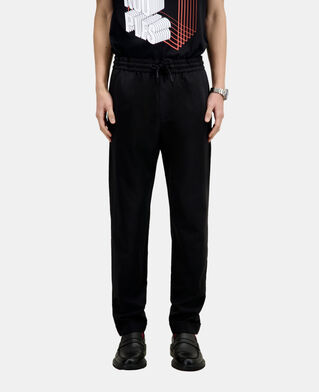 The Kooples HERREN BLACK schwarze hose aus flanell