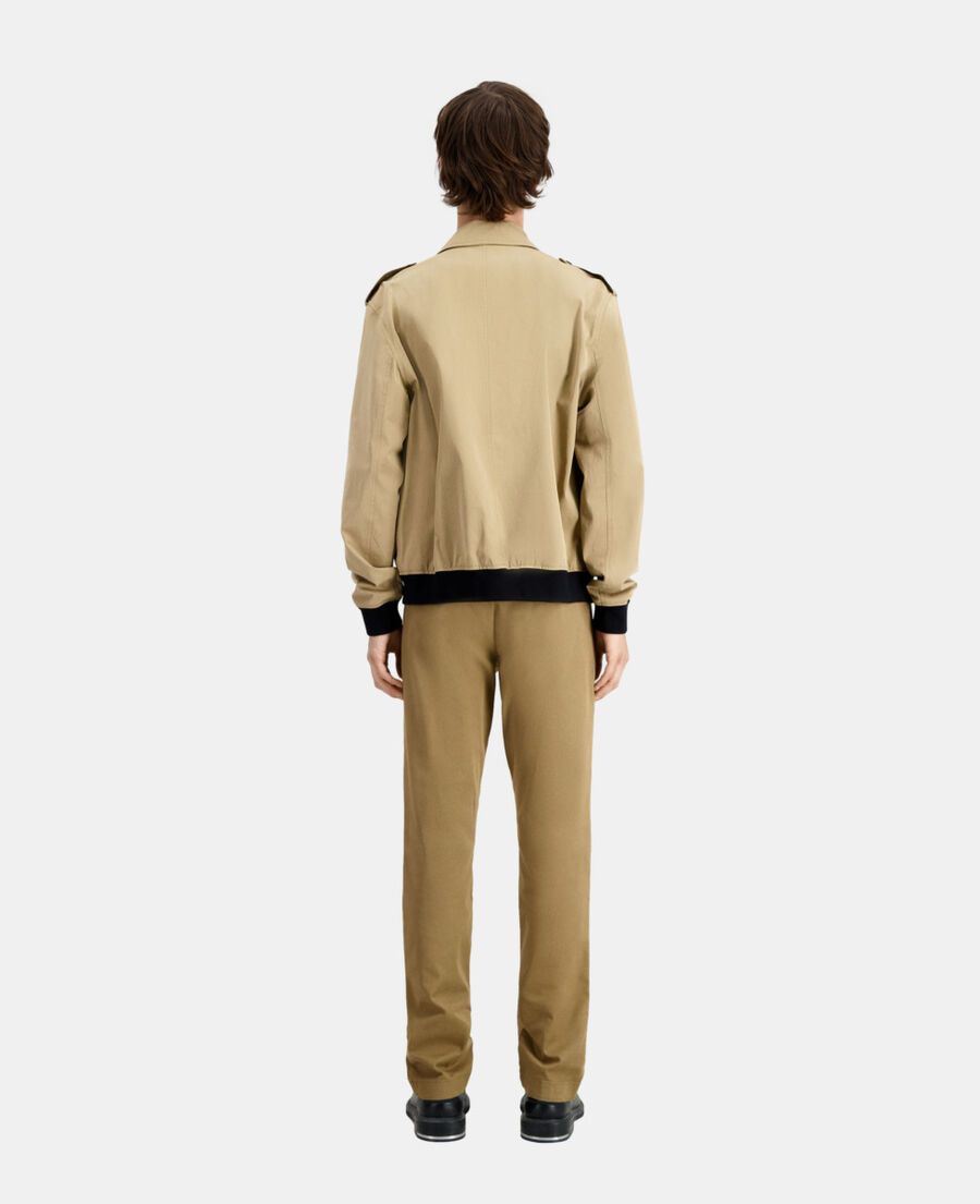 The Kooples H BEIGE beige cotton jacket