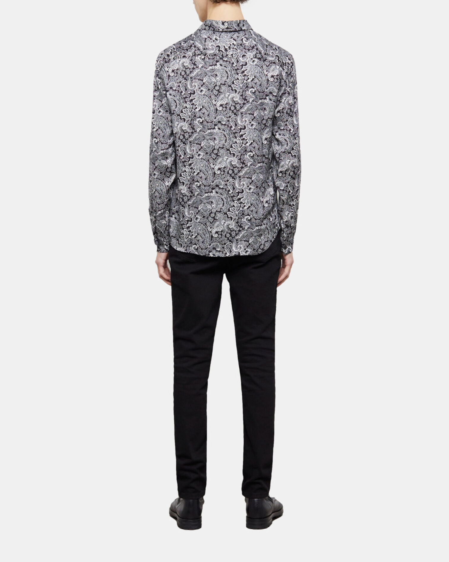 Chemise imprimée, BLACK WHITE, hi-res image number null