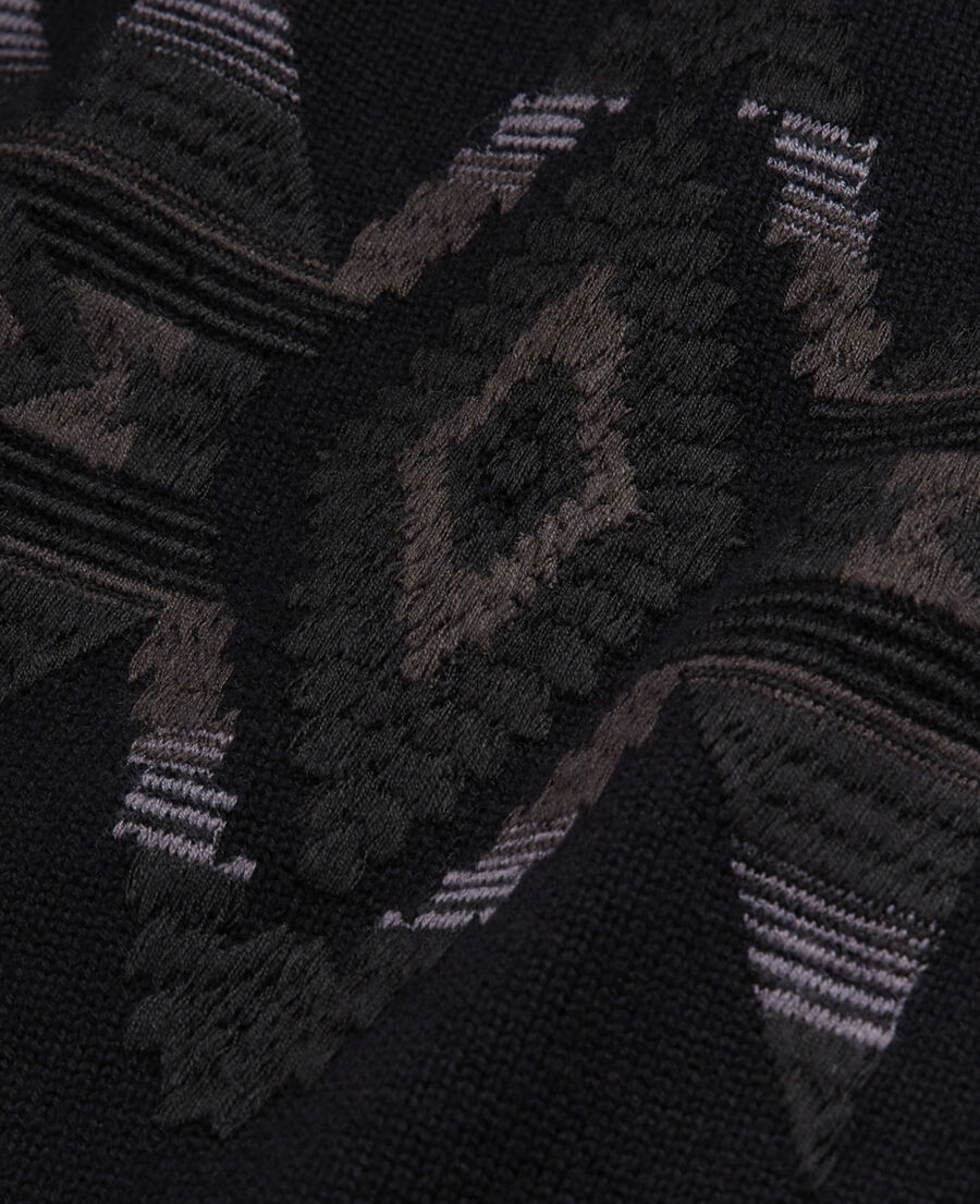 pullover mit geo-print