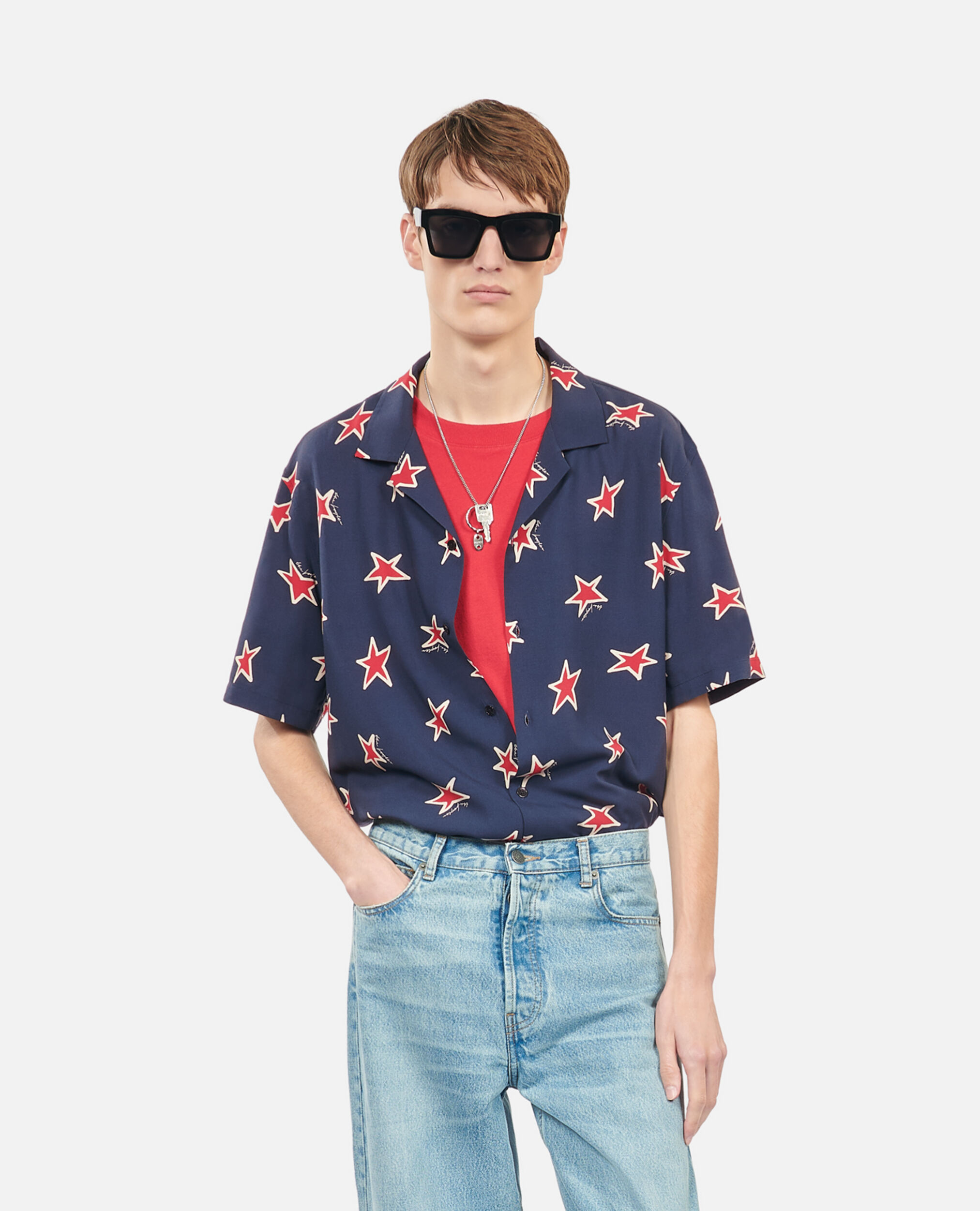 Chemise manches courtes imprime etoiles The Kooples France