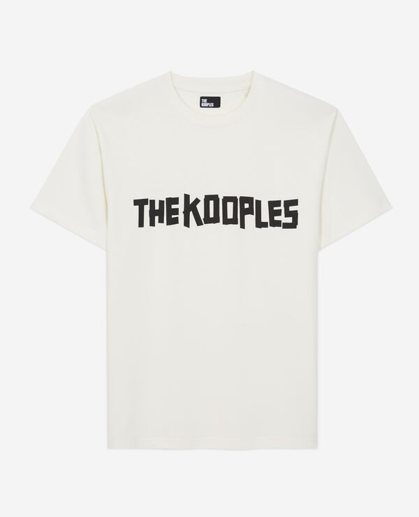 t-shirt logo the kooples blanc