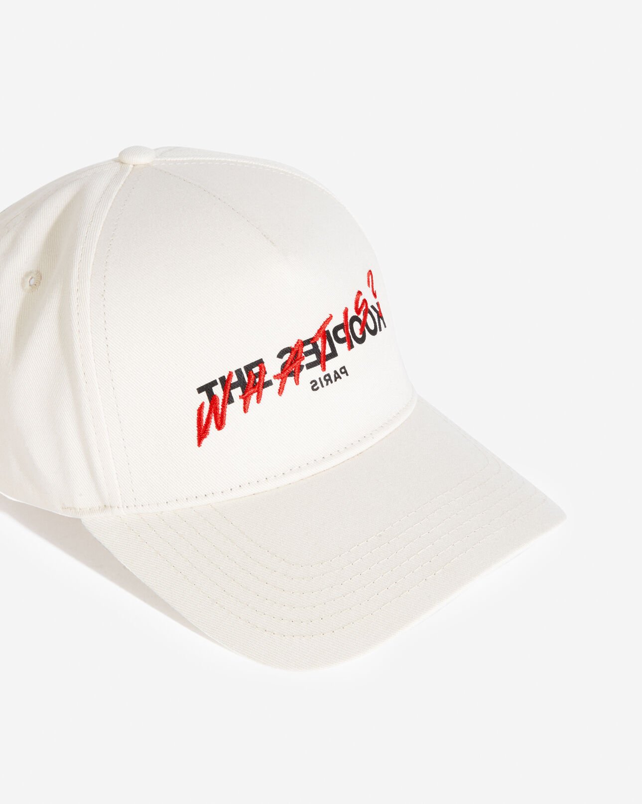 The Kooples MIXED ECRU what is cap with rhinestones