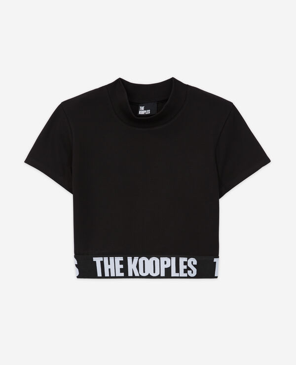 short black logo t-shirt