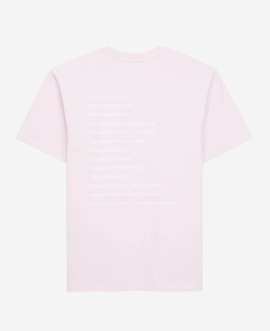 The Kooples HOMBRE PALE PINK camiseta what is rosa