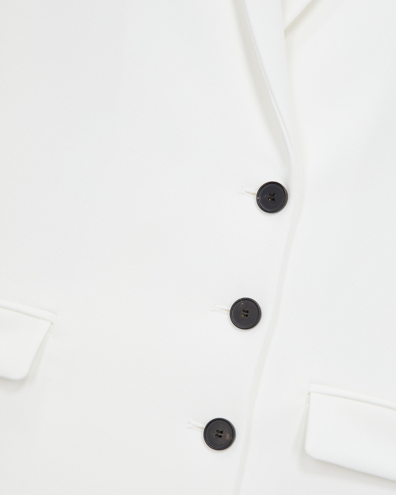 Kurzes, weißes aus Kreppkleid, ECRU, hi-res image number null