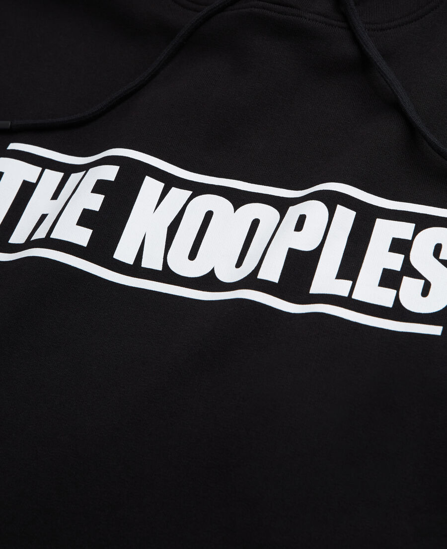 schwarzes sweatshirt mit the kooples logo