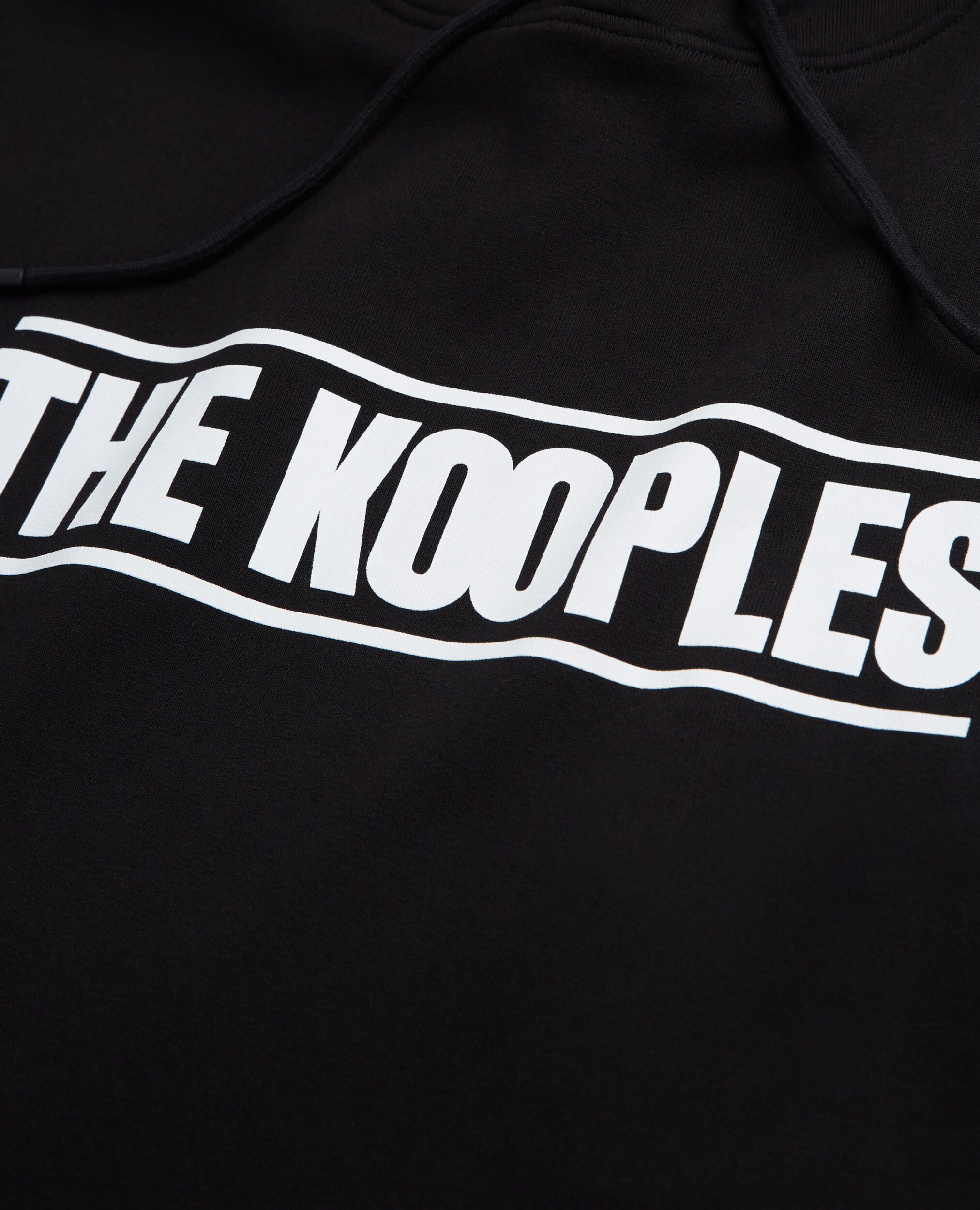 Schwarzes Sweatshirt mit The Kooples Logo, BLACK, hi-res image number null