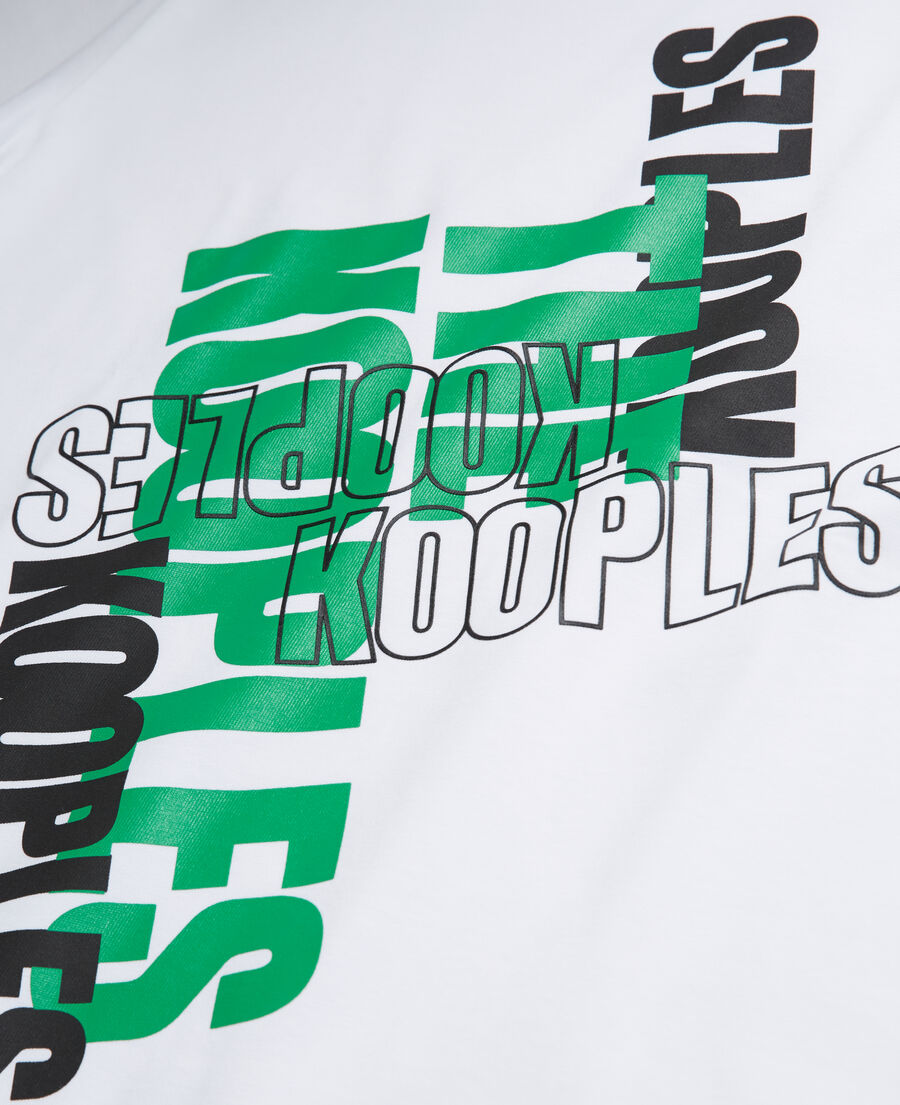 weißes t-shirt herren mit the kooples logo