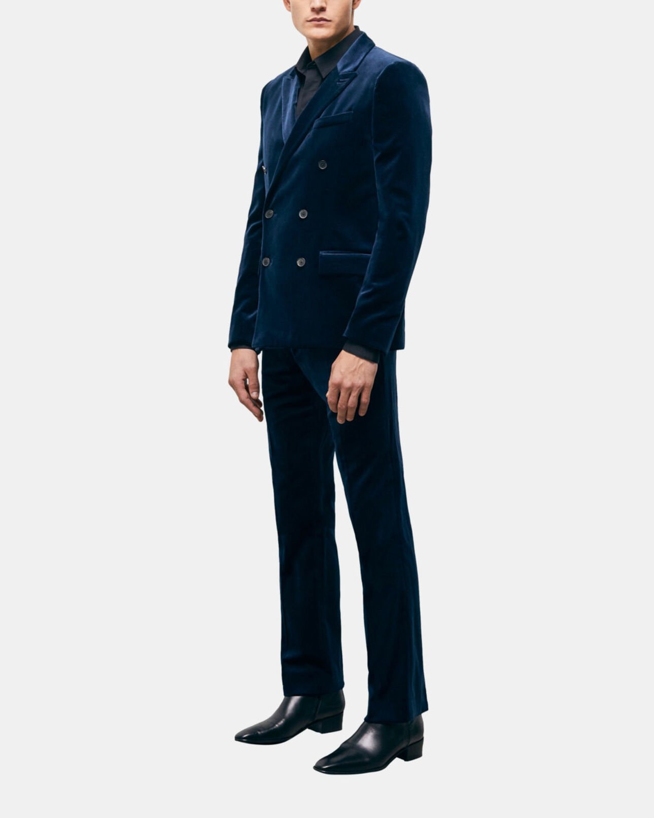 The Kooples HERREN NAVY marineblaue anzugjacke