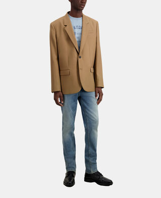 The Kooples HOMME CAMEL veste camel en laine