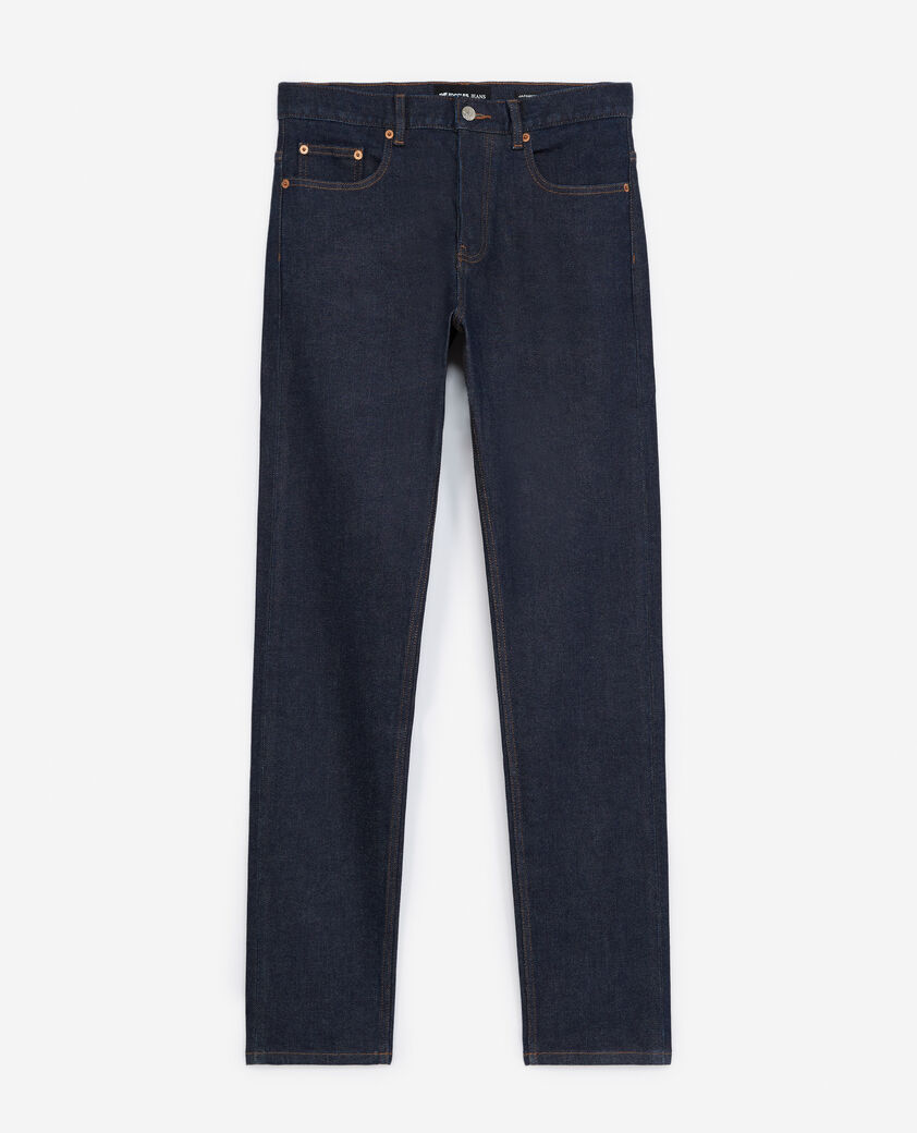 The Kooples HOMME BLUE BRUT jean brut bleu fonc&eacute; coupe slim