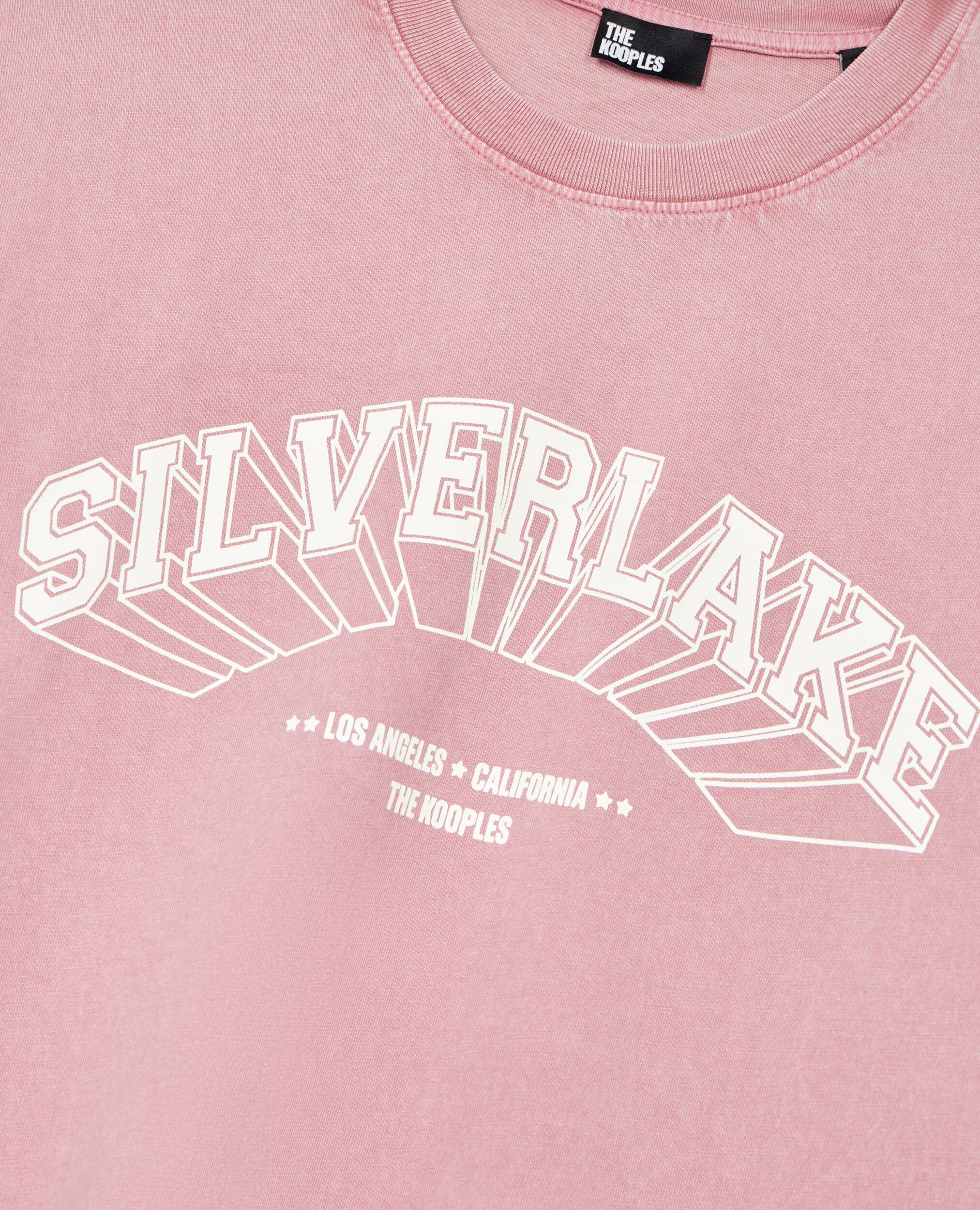 Camiseta rosa claro serigrafía Silverlake, PINK WOOD, hi-res image number null
