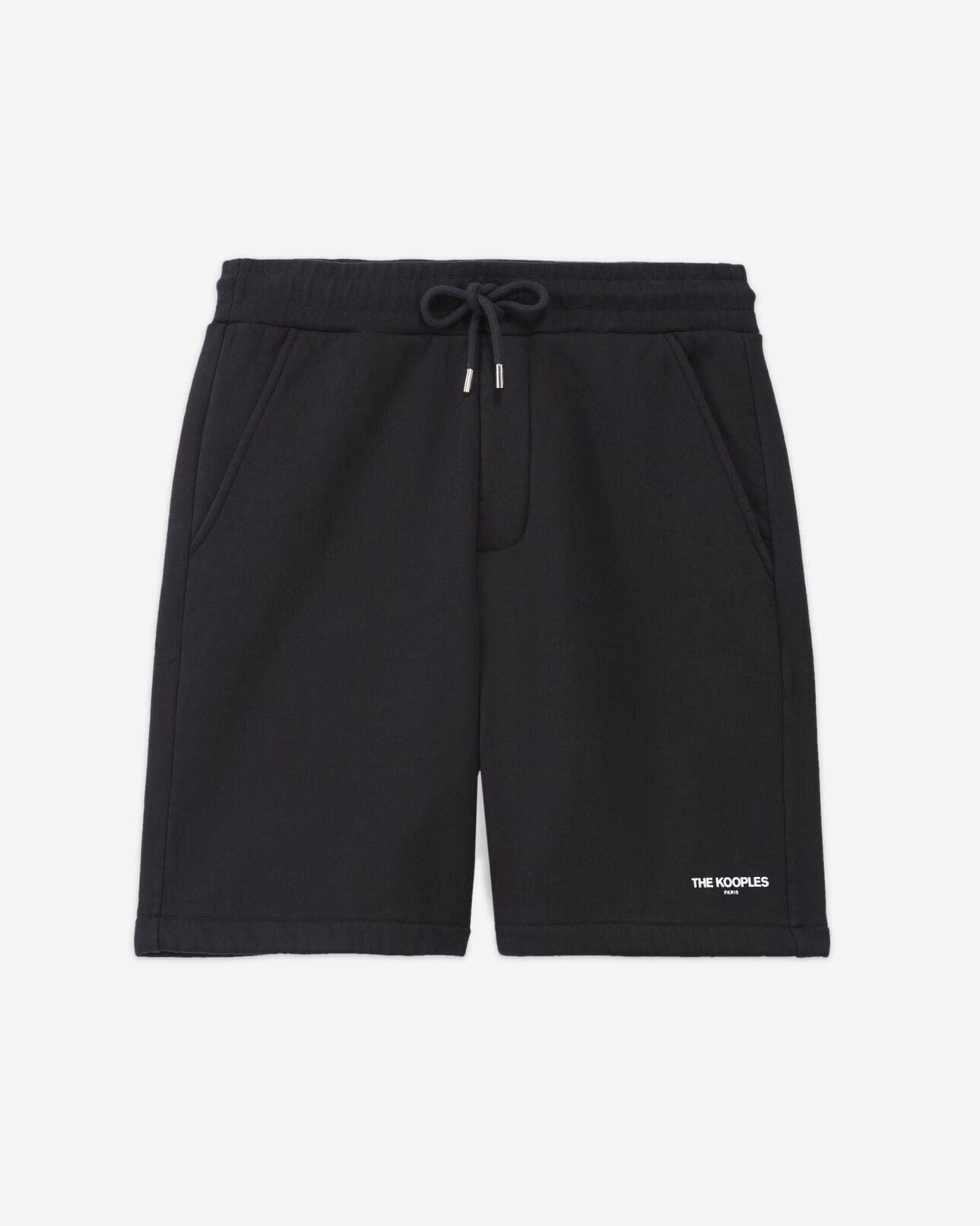 The Kooples HOMME BLACK short molleton à petit logo