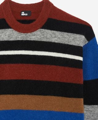 The Kooples F MULTICOLOR wool blend sweater with multicolored stripes