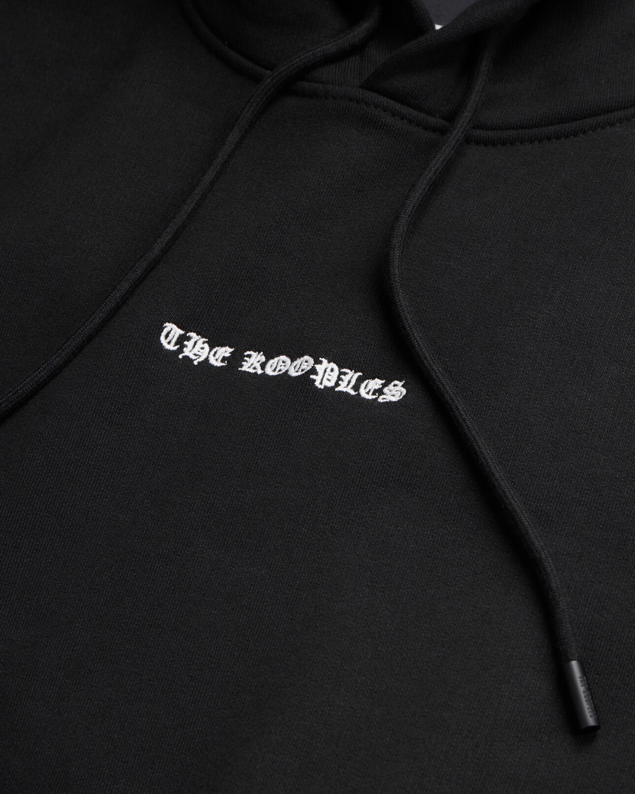 The Kooples HOMBRE BLACK sudadera capucha negra serigrafía skull heart