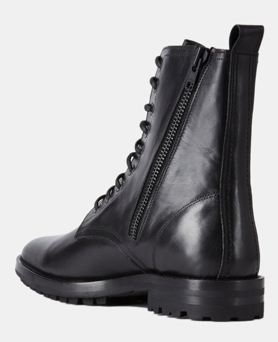 The Kooples HOMME BLACK boots en cuir noires