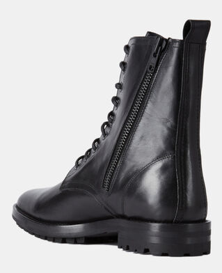 The Kooples HOMME BLACK boots en cuir noires