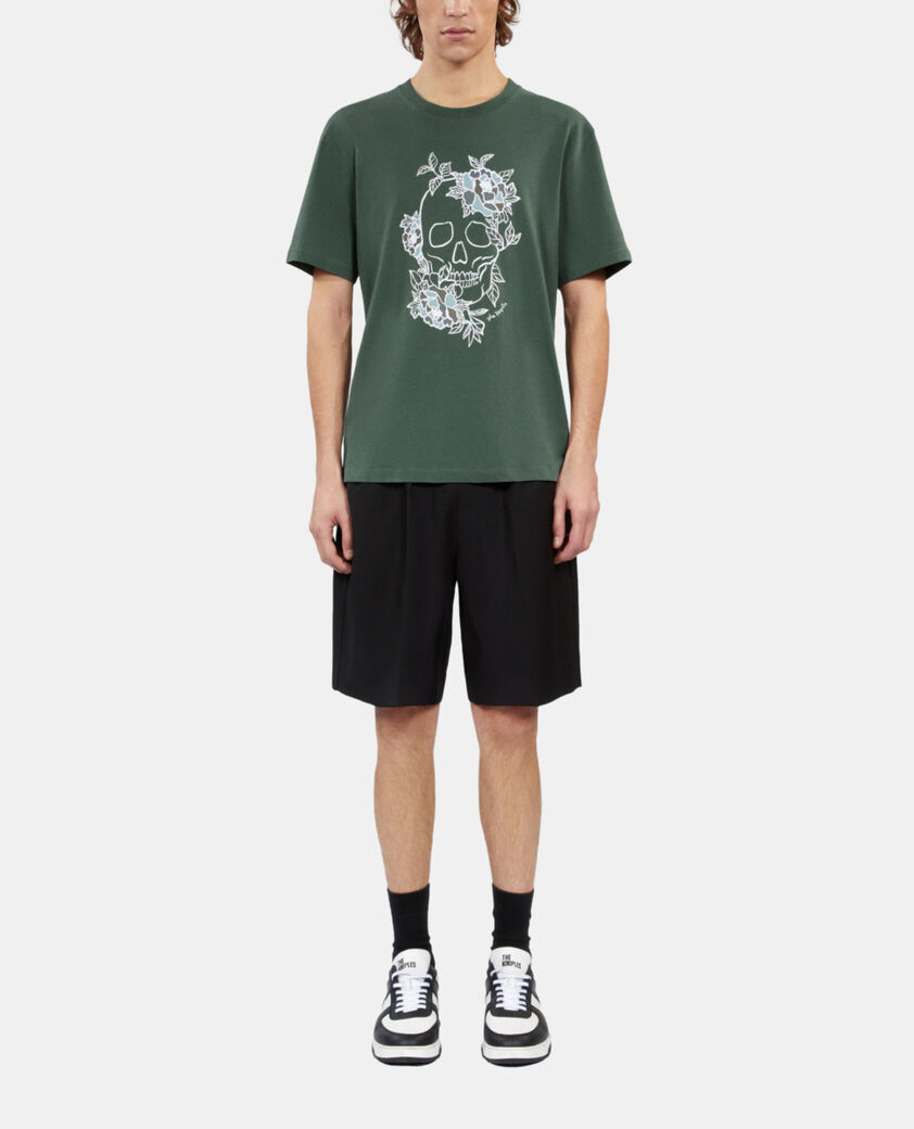 The Kooples HOMME FOREST t-shirt avec sérigraphie vert